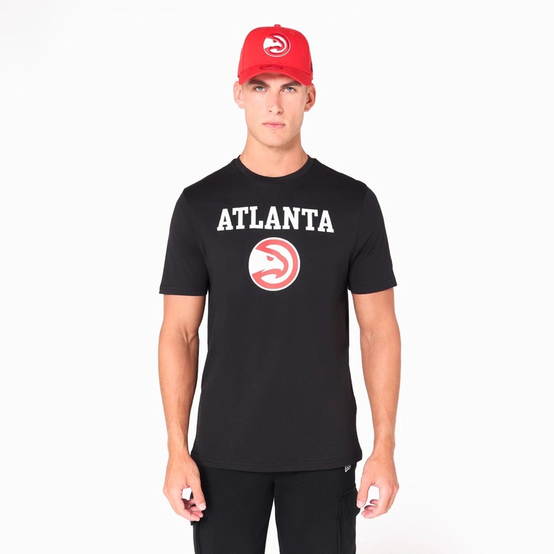 Atlanta Hawks NBA Black T-Shirt XS