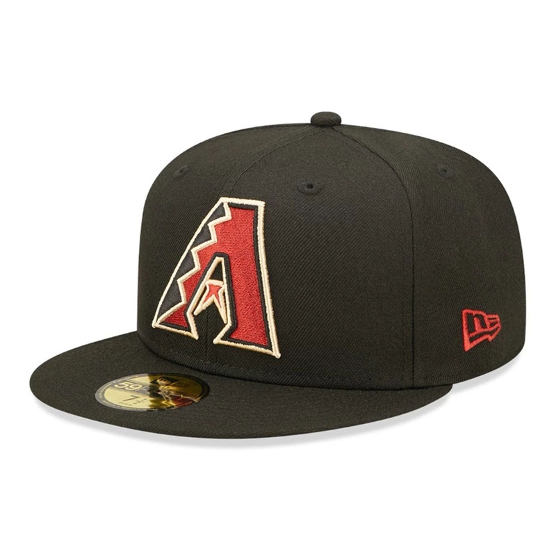 Arizona Diamondbacks Authentic On Field Game Black 59FIFTY Fitted Cap 6 7/8