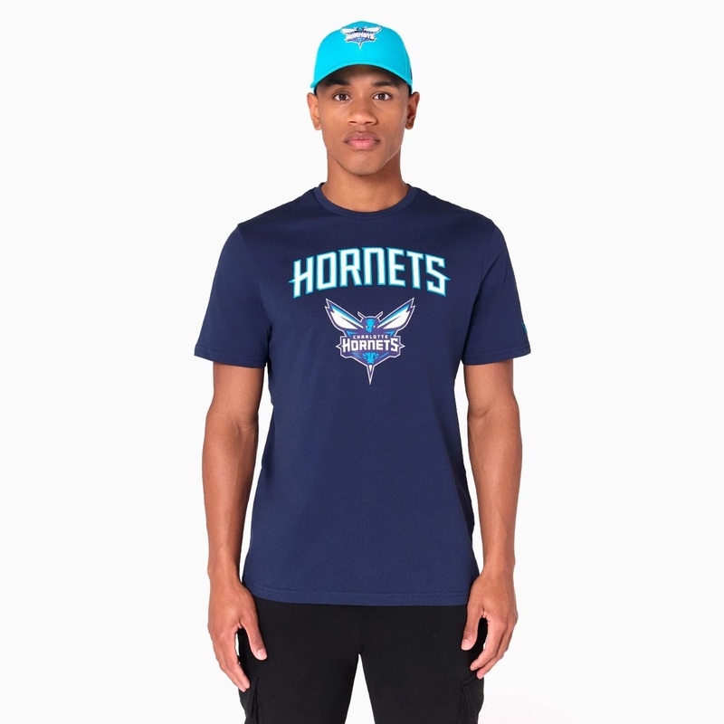 Charlotte Hornets NBA Navy T-Shirt XS