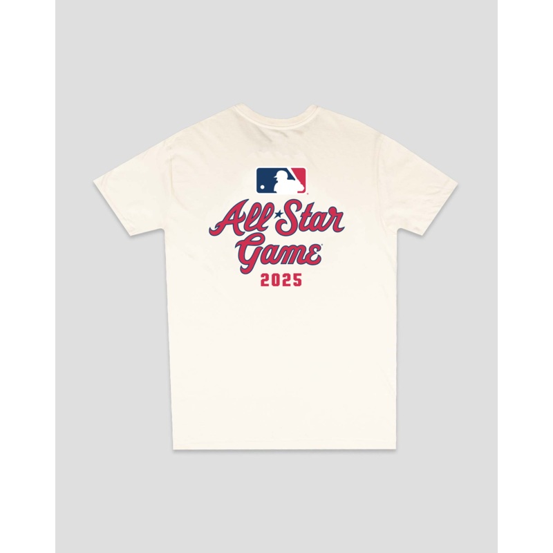 All Star Game Logo 2025 T-Shirt – Cream Small