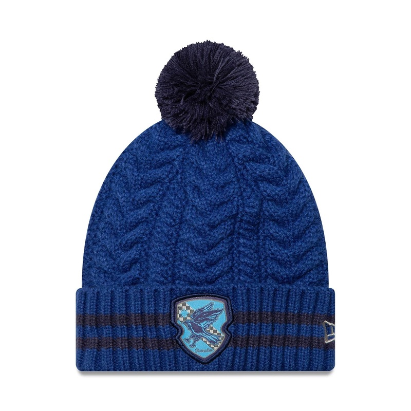 Harry Potter Youth Harry Potter Blue Bobble Knit Beanie Hat Youth