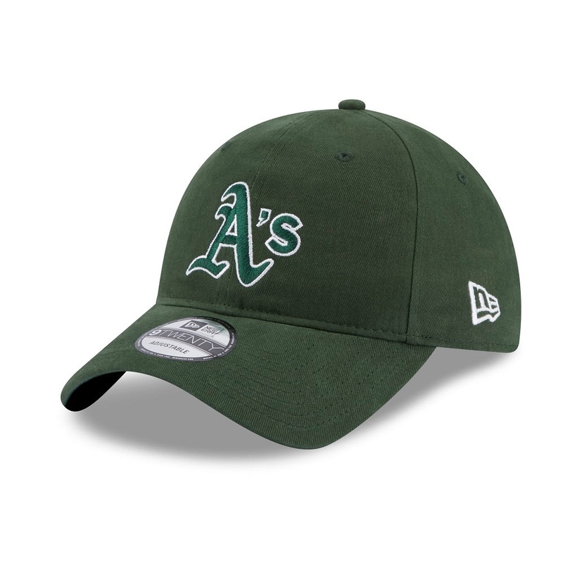 Oakland Athletics 9TWENTY Team Script Green Cap One Size