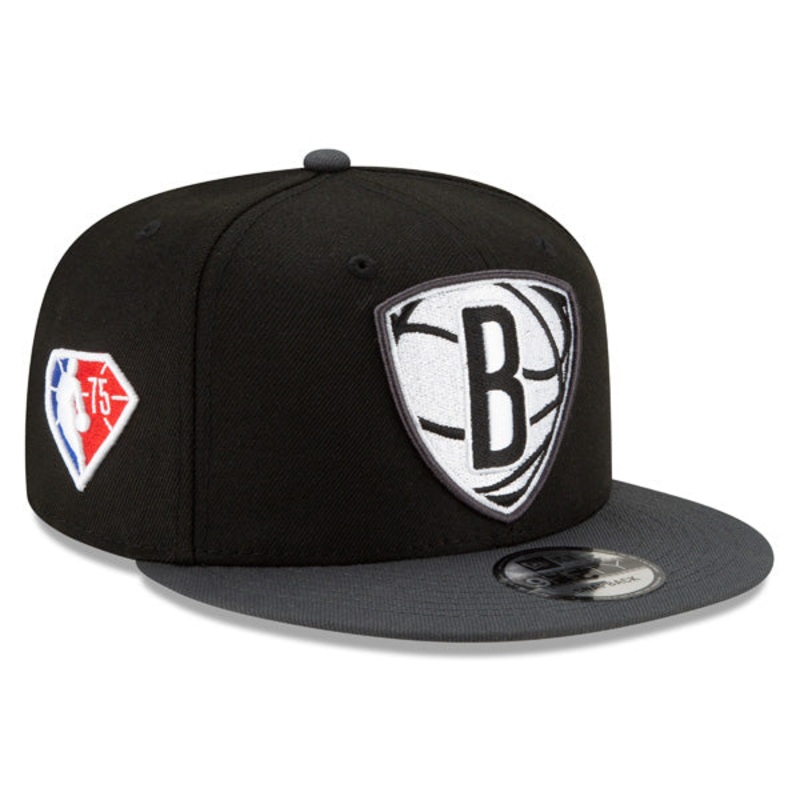 Brooklyn Nets New Era 2021 NBA Draft On-Stage 9FIFTY Snapback Adjustable Hat – Black/Gray