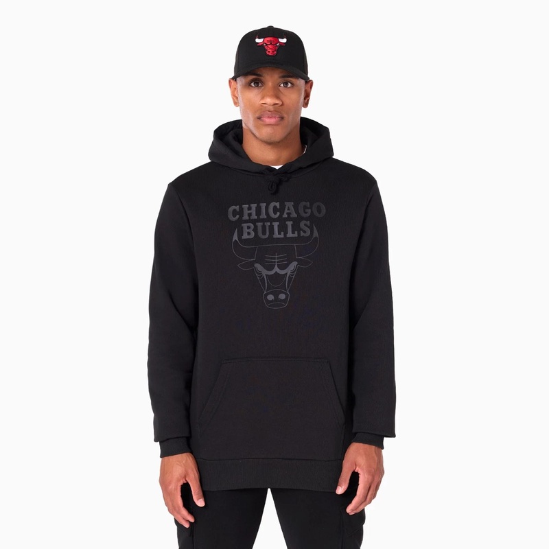 Chicago Bulls NBA Black Pullover Hoodie XS