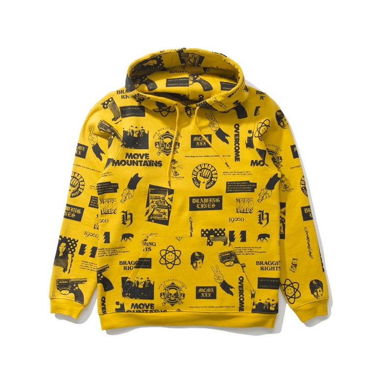 The Hundreds Warning Pullover (Yellow) m