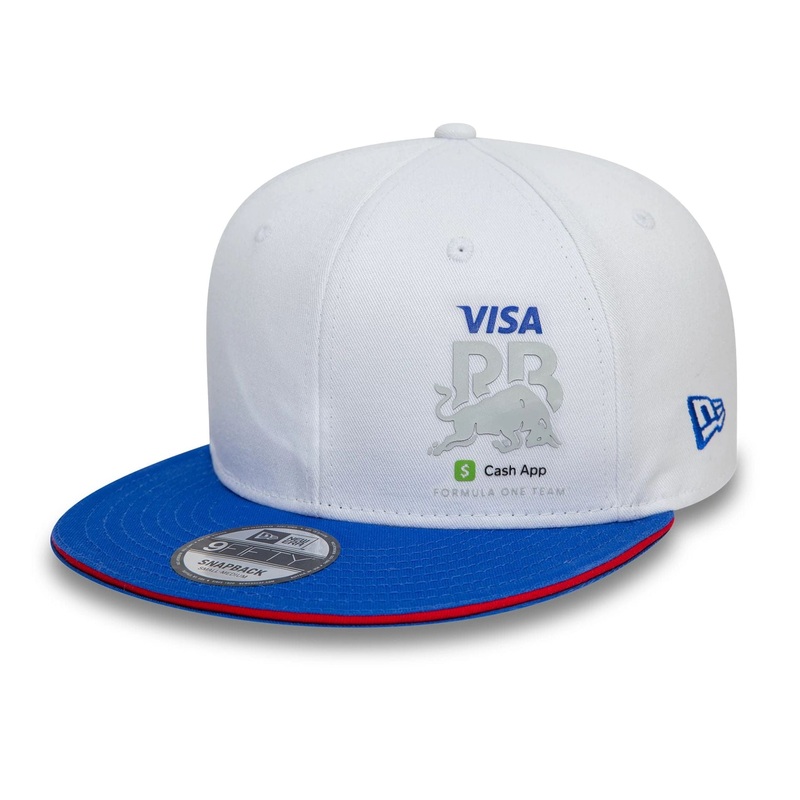 Visa Cash App Racing Bulls Flawless White 9FIFTY Snapback Cap S-M