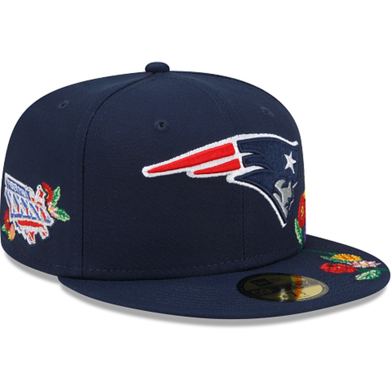 New Era  New England Patriots Visor Bloom 2022 59FIFTY Fitted Hat
