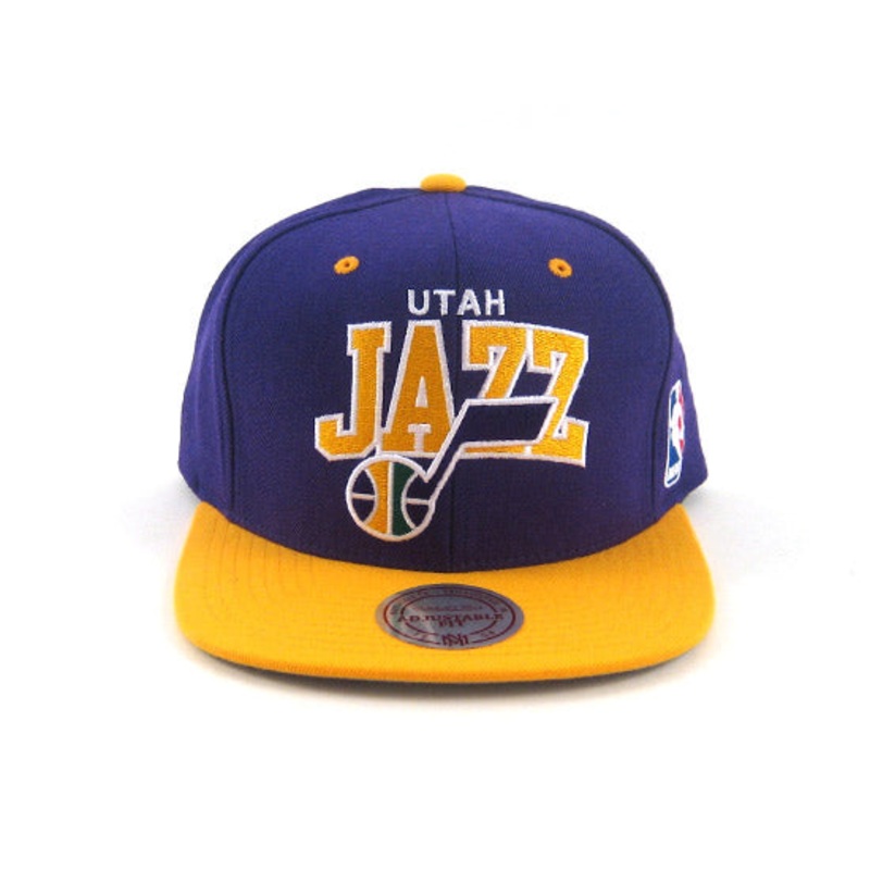 Utah Jazz Mitchell&Ness Snapack Hat (New Balance X Packer Shoes) One Size