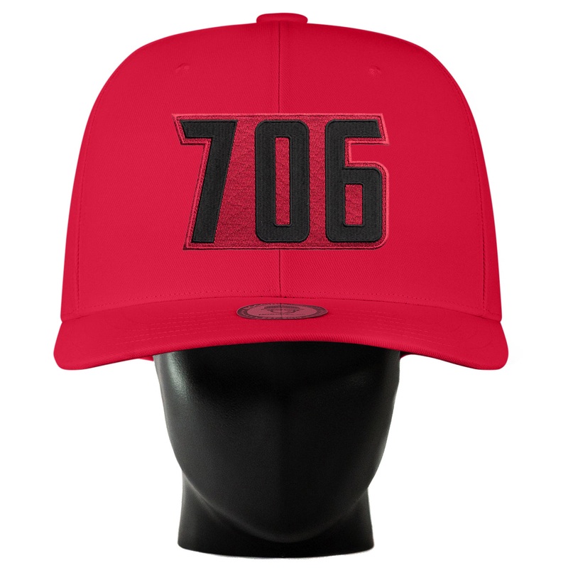 Area Code “706” Noggin Red (S/M)