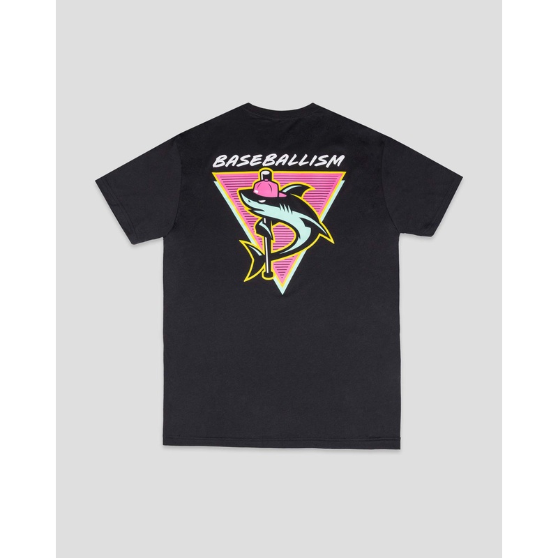 Shark Attack T-Shirt (Black) Small