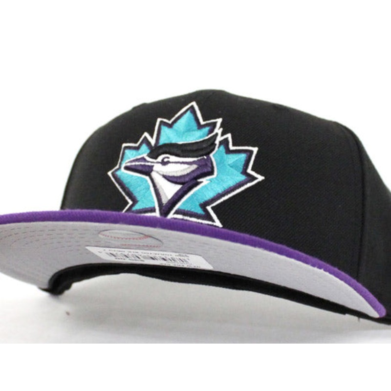 Toronto Blue Jays New Era 59FIFTY Fitted Hat (AIR JORDAN RETRO 8 AQUA Gray Under Brim) 7 3/4