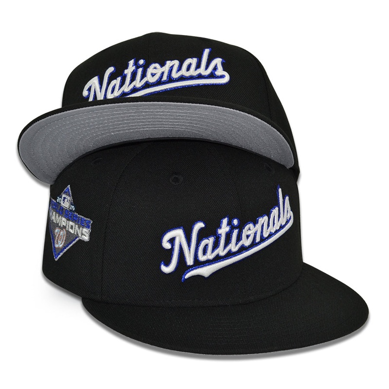 Washington Nationals “GRAND NATIONAL” Exclusive New Era 59Fifty Fitted Hat – Black 6 7/8