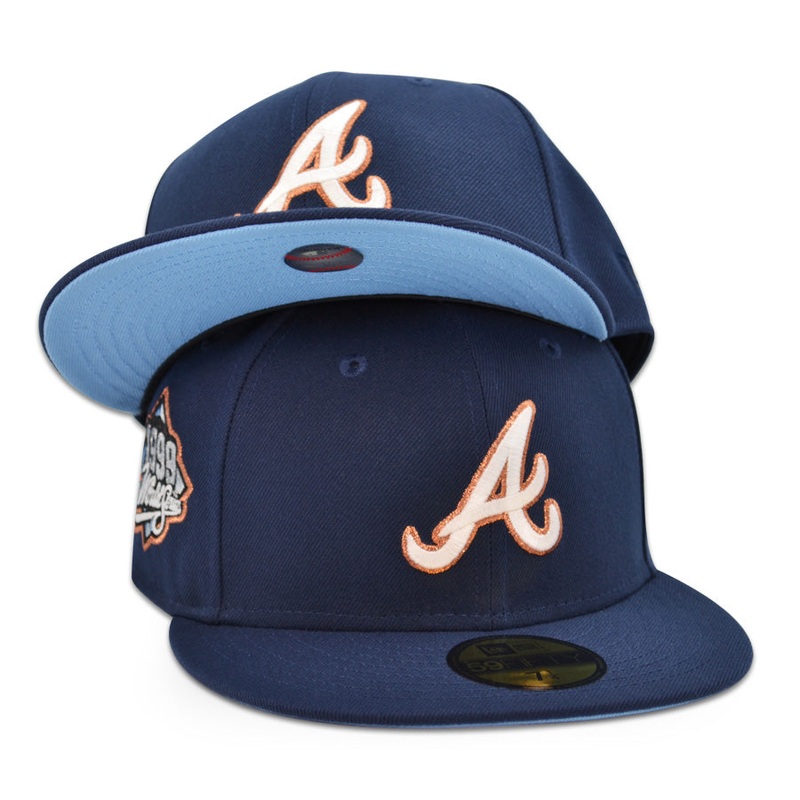 Atlanta Braves “TWO-O-FIVE” Exclusive New Era 59Fifty Fitted Hat – Ocean Side/Sky UV 6 7/8