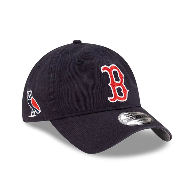 Boston Red Sox OVO x MLB Navy 9TWENTY Adjustable Cap OSFM