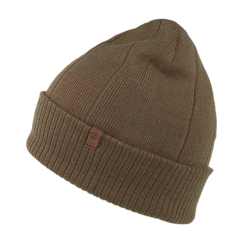 Timberland Hats Reversible Rib Beanie Hat – Olive 1-Size
