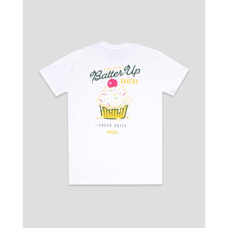 Batter Up Bakery Confetti Cupcake T-Shirt – Athletics Small