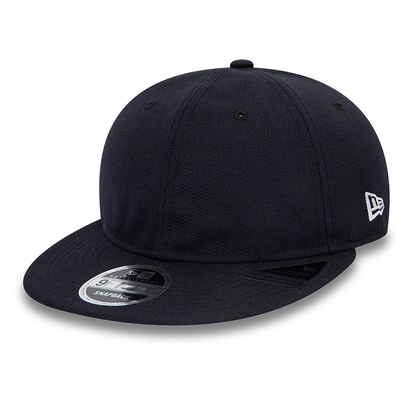 Blank New Era Navy Retro Crown 9FIFTY Snapback Cap OSFA