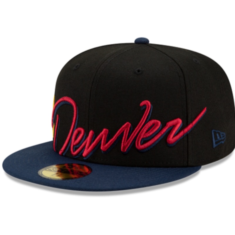 New Era Denver Nuggets Cursive 59FIFTY Fitted Hat