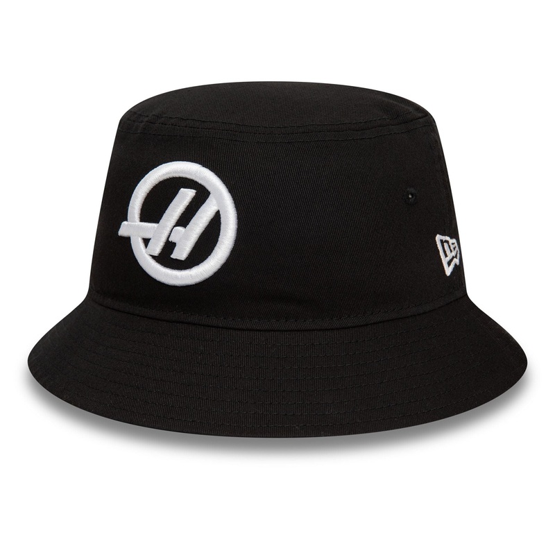 MoneyGram Haas F1 Team Black Tapered Bucket Hat S