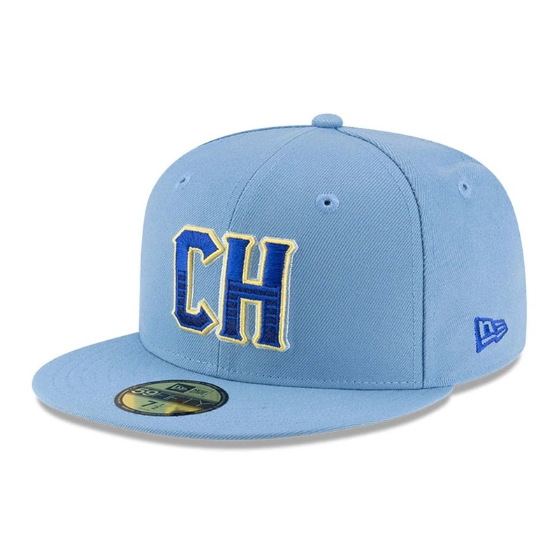 Charros De Jalisco Mexico LMB On Field Pastel Blue 59FIFTY Fitted Cap 6 7/8