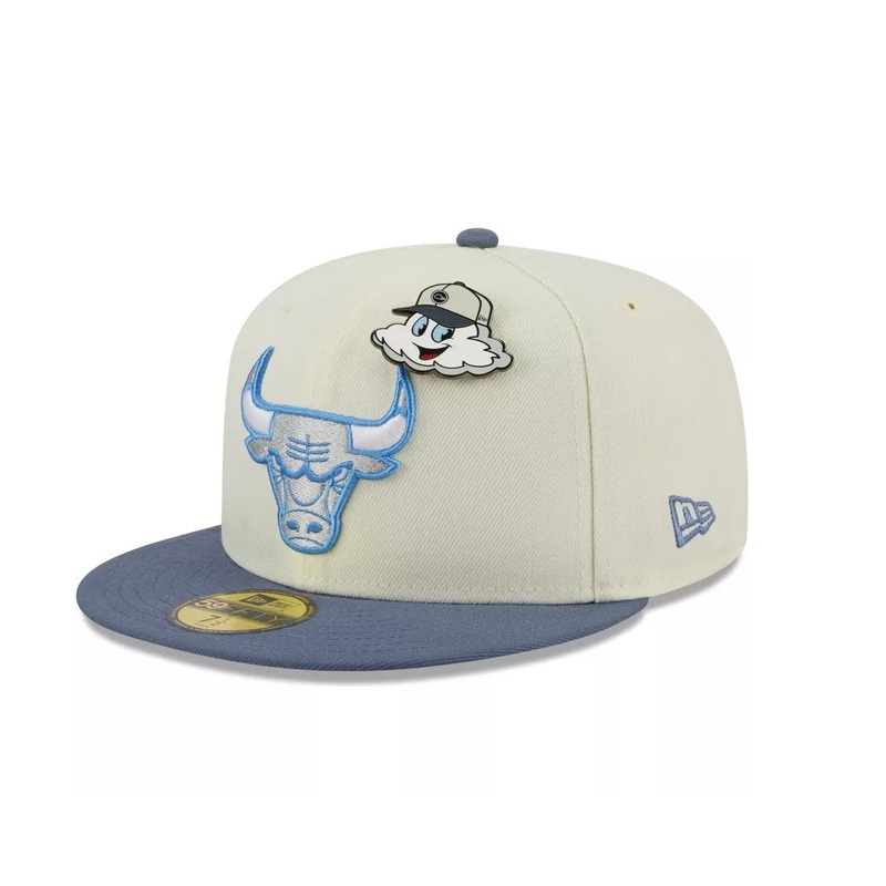 Chicago Bulls 59FIFTY The Elements White/Grey Cap 7