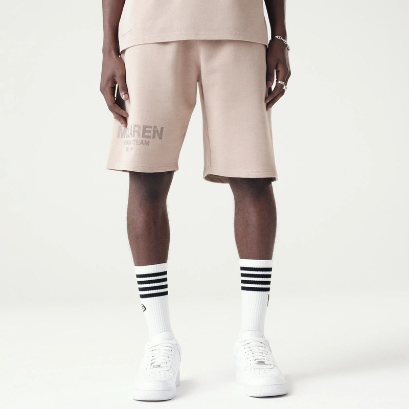 McLaren Racing Washed Pack Beige Oversized Shorts XS