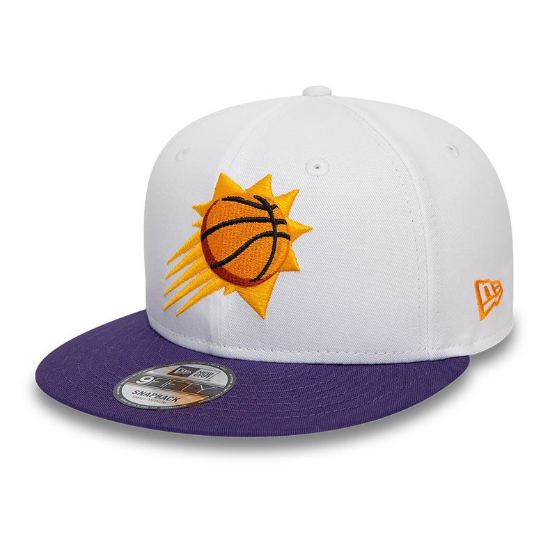 Phoenix Suns 9FIFTY White Crown Team White/Purple Cap M-L