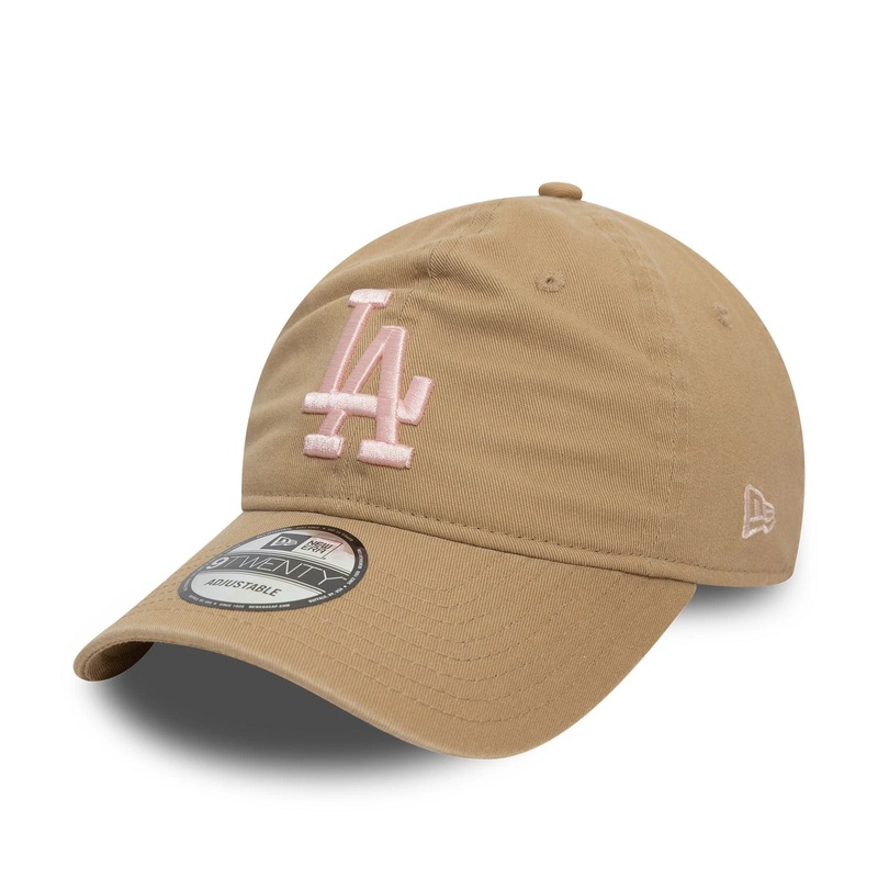 LA Dodgers Neutral Washed Beige 9TWENTY Adjustable Cap OSFM