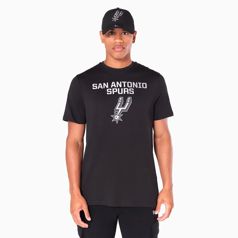 San Antonio Spurs NBA Black T-Shirt XS