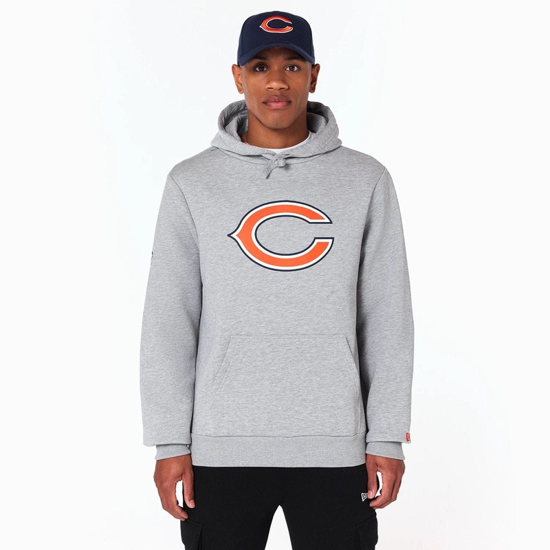 Chicago Bears NFL Grey Pullover Hoodie XS