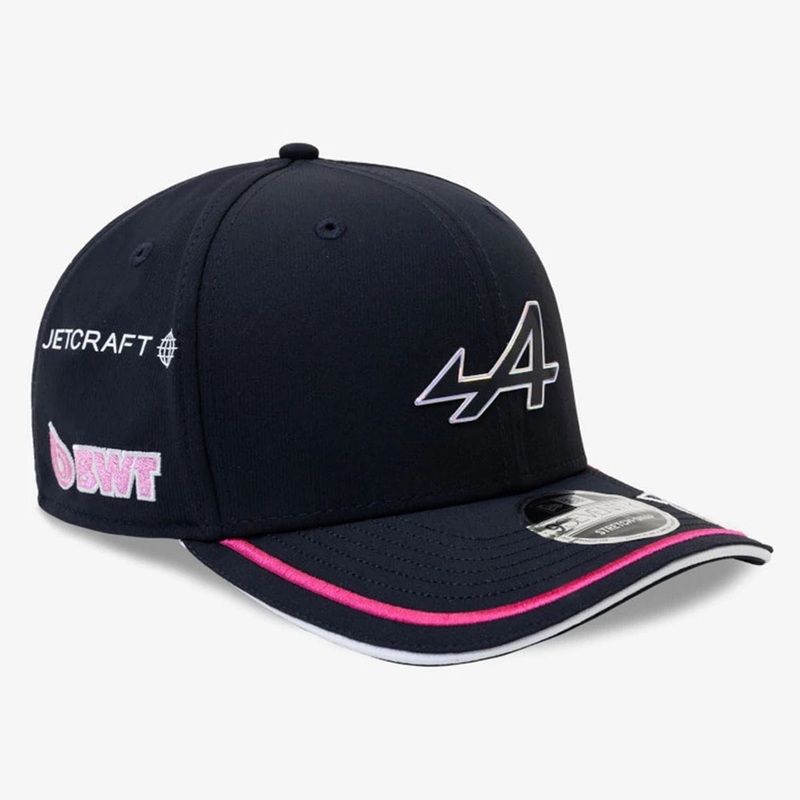 Alpine Racing Replica Driver Jack Doohan Navy 9SEVENTY Stretch Snap Adjustable Cap OSFM