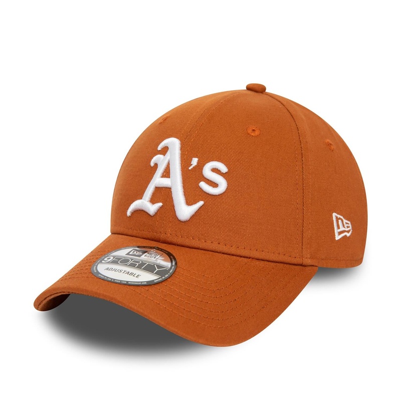 Oakland Athletics 9FORTY Side Patch Brown Cap One Size