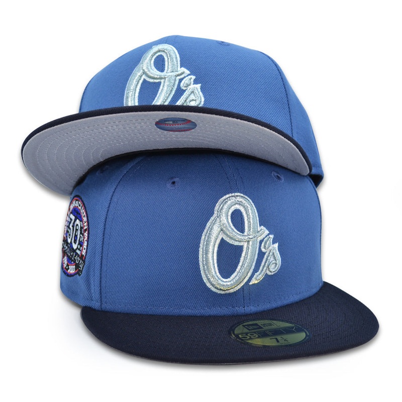 Baltimore Orioles “OBELISK” Exclusive New Era 59Fifty Fitted Hat – Indigo/Black 6 7/8