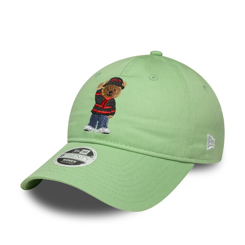 AC Milan Womens Bear Pastel Green 9TWENTY Adjustable Cap OSFM