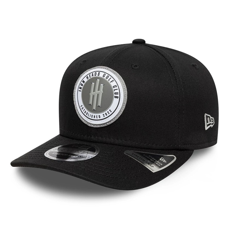 Ironheads LIV Golf 2025 Black 9SEVENTY Stretch Snap Adjustable Cap OSFM