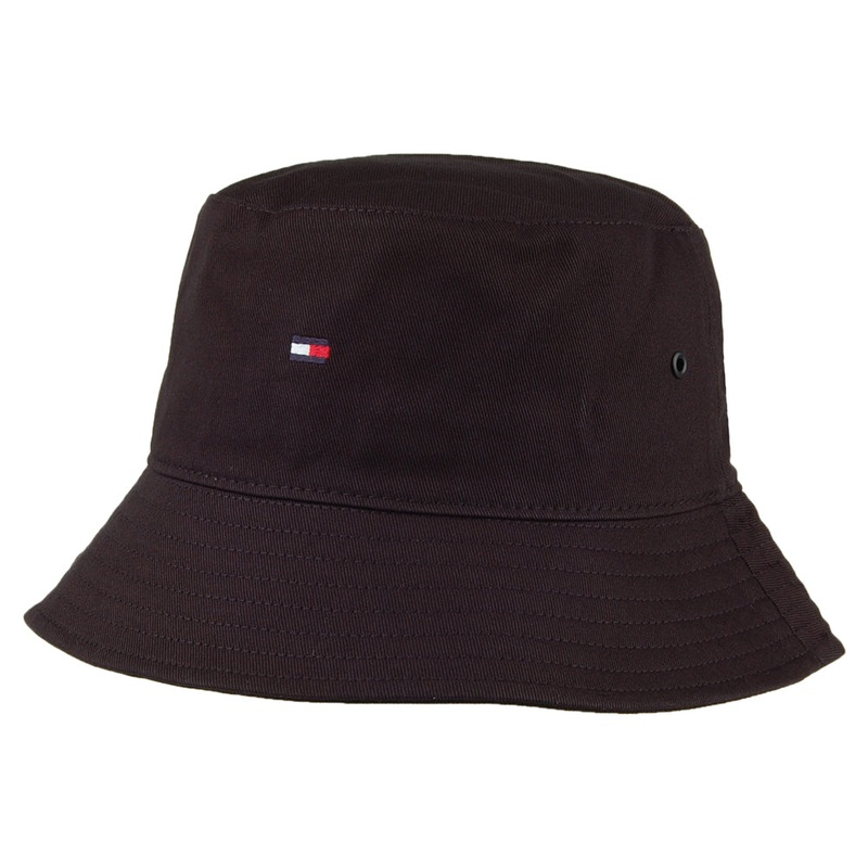 Tommy Hilfiger Hats Flag Bucket Hat – Black 1-Size