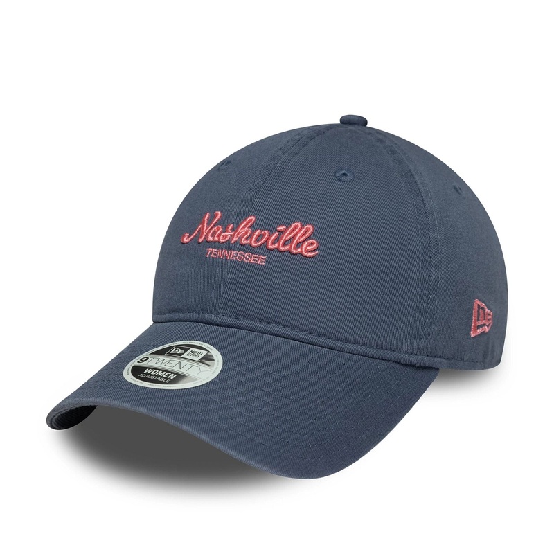 Womens New Era City Dark Blue 9TWENTY Adjustable Cap OSFM