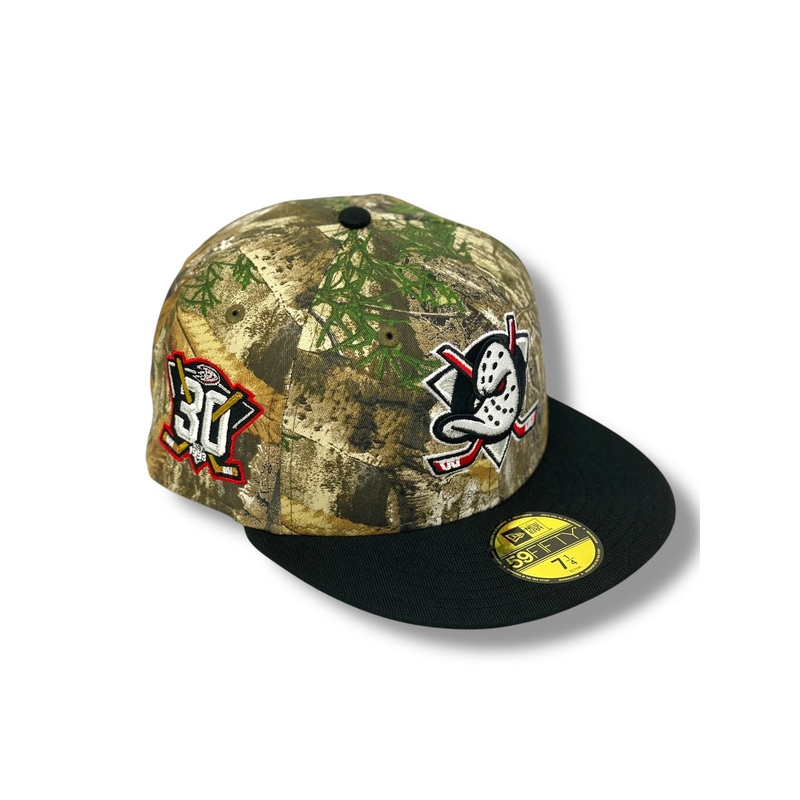 ANAHEIM MIGHTY DUCKS (REAL TREE) “30TH ANN” NEW ERA 59FIFTY FITTED 67/8