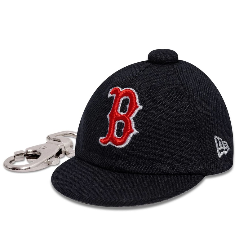 Boston Red Sox MLB Mini Cap Navy Key Chain OSFM