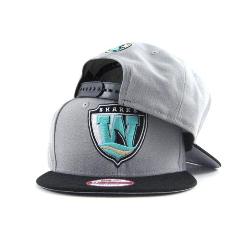 Worcester SHarks New Era 9Fifty Snapback Hat (AIR JORDAN RETRO 10 LIBERTY GRAY UNDERBRIM) One Size