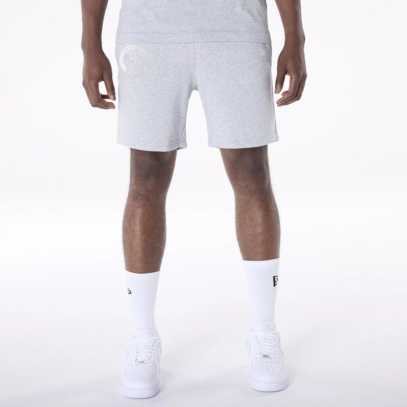 Brooklyn Nets NBA League Essential Grey Shorts XS