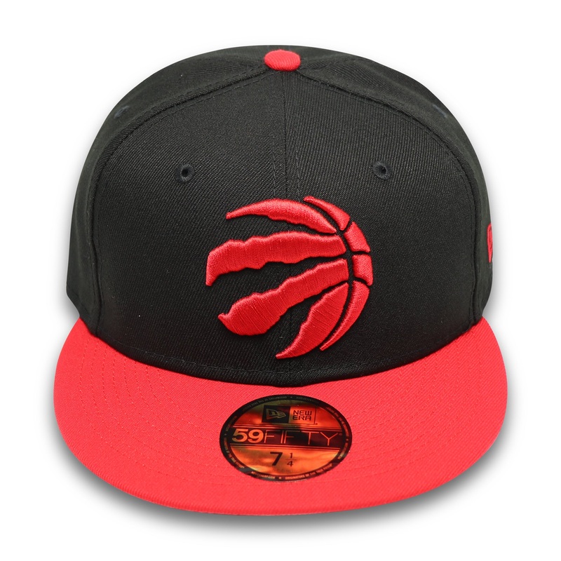 TORONTO RAPTORS 2-TONE (BLACK/RED) 59FITY NEW ERA FITTED 67/8