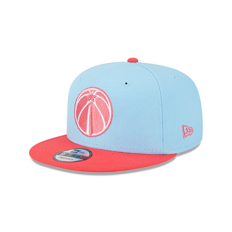 Washington Wizards New Era SEASONS CHANGE 9Fifty Snapback Hat – Sky/Lava Red
