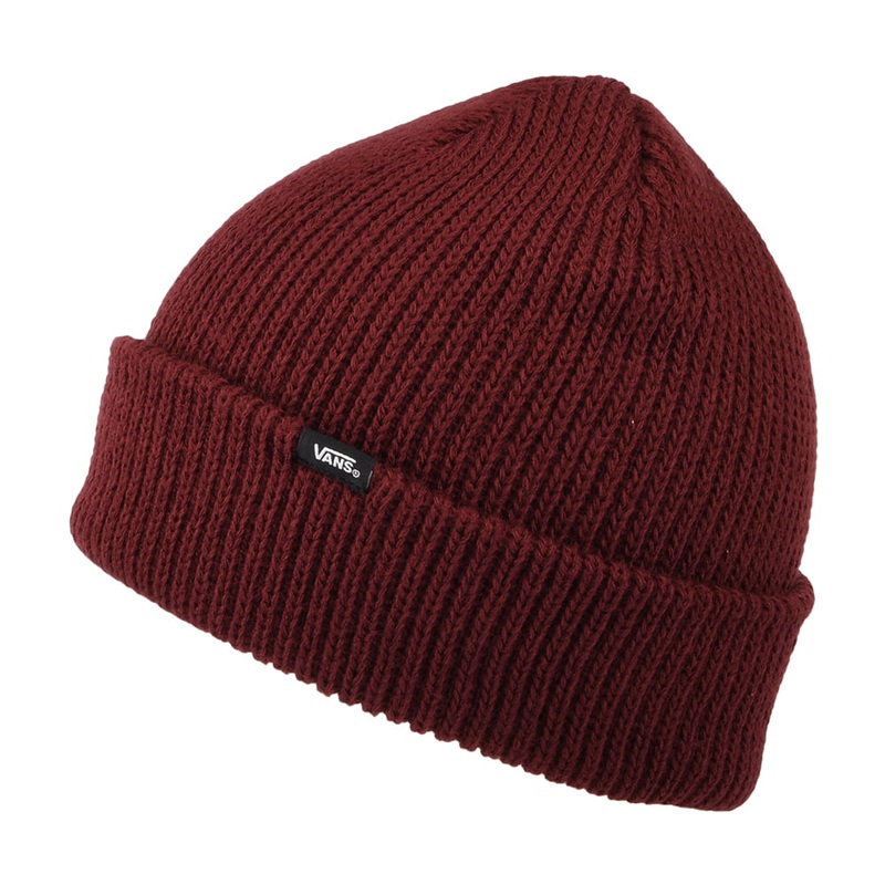 Vans Hats Womens Core Basic Beanie Hat – Wine 1-Size