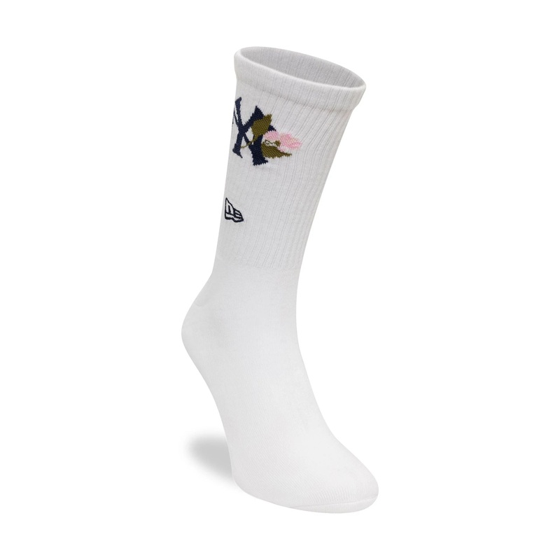 New York Yankees MLB Icon White Crew Socks 2-5