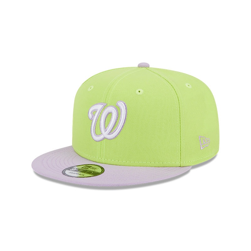 Washington Nationals New Era SEASONS CHANGE 9Fifty Snapback Hat – Cyber/Lavender