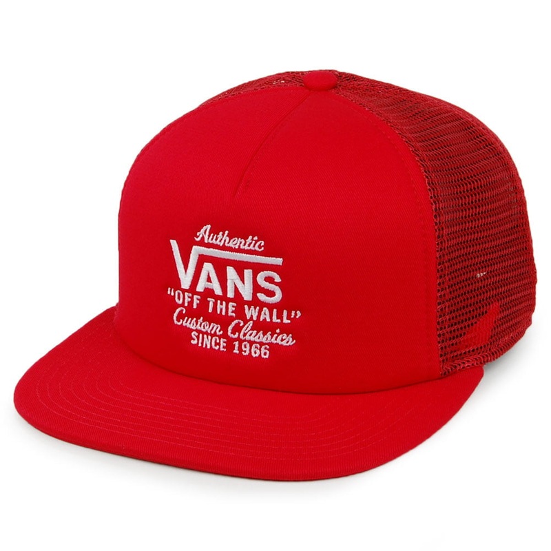 Vans Hats Galer Trucker Cap – Red Adjustable