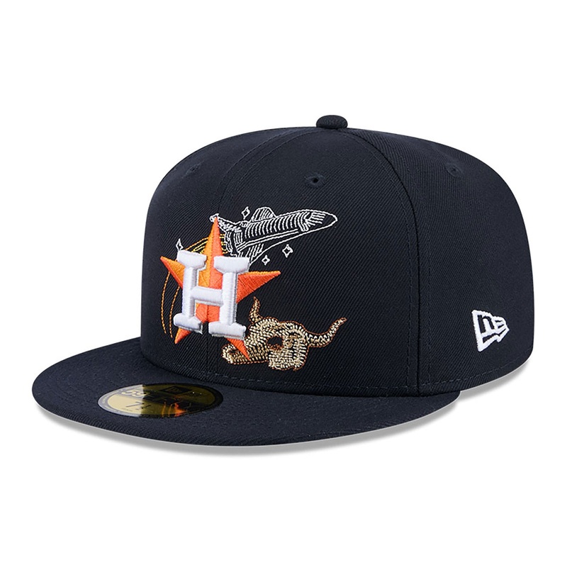 Houston Astros State Stitch 59FIFTY Fitted Navy Cap 7