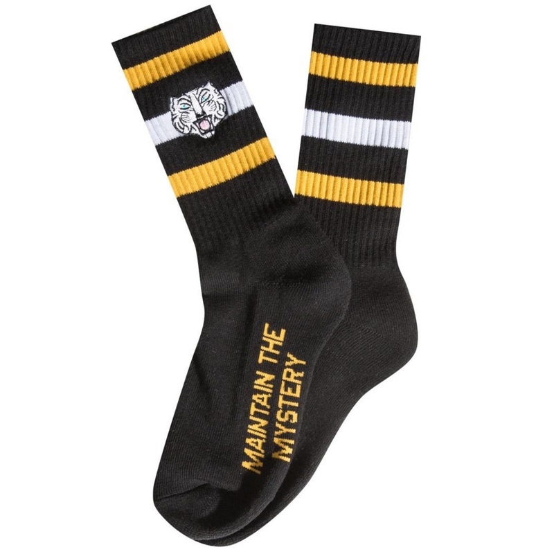 The Hundreds Tiger Crew Sock (Black) One Size