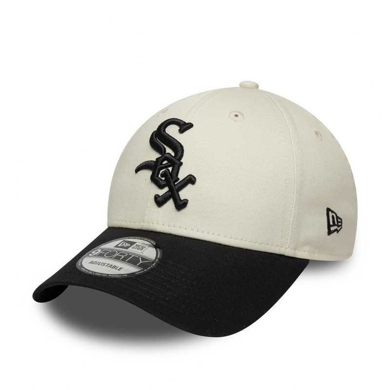 Chicago White Sox 9FORTY Side Script Ivory Cap One Size